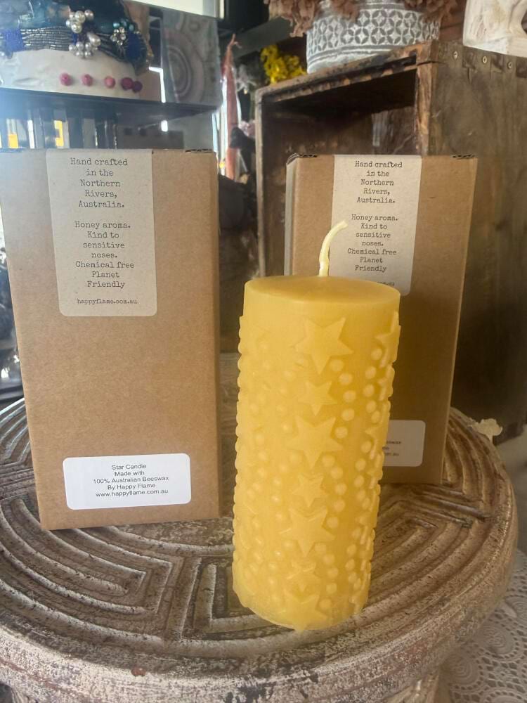 Happy Flame-Star Candle